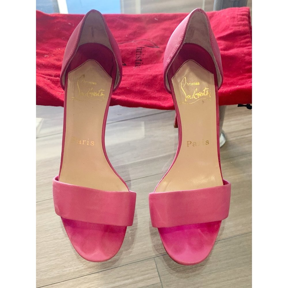 Christian Louboutin Pink Heeled Sandals
